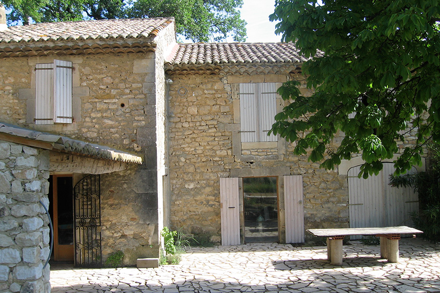 Cour intérieure de la maison